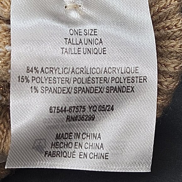 Youth Gloves One Size Bundle Of 3, Red White And Sparkling Tan Christmas Themed - Picture 8 of 8